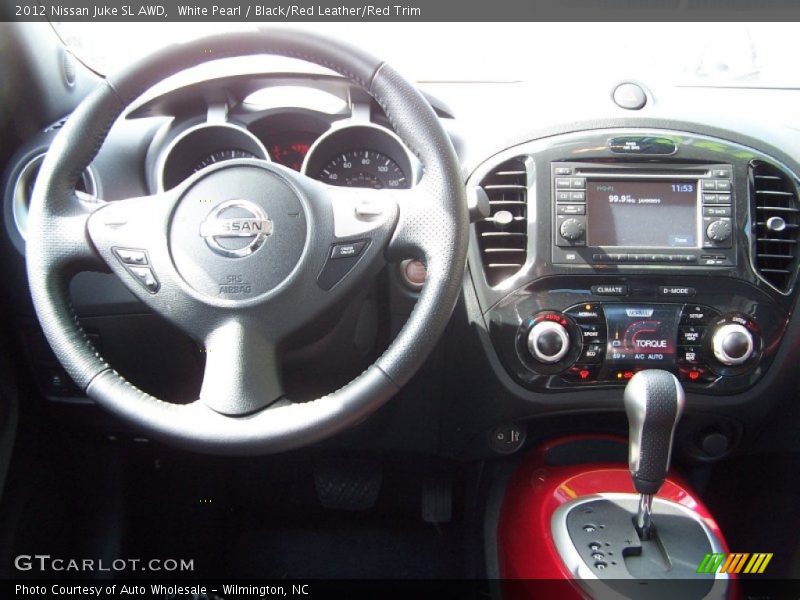 Dashboard of 2012 Juke SL AWD
