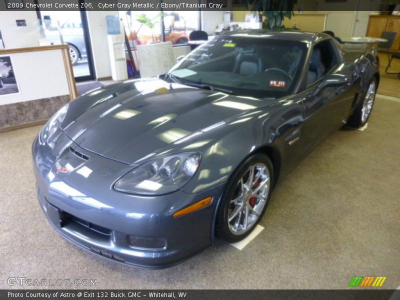 Cyber Gray Metallic / Ebony/Titanium Gray 2009 Chevrolet Corvette Z06