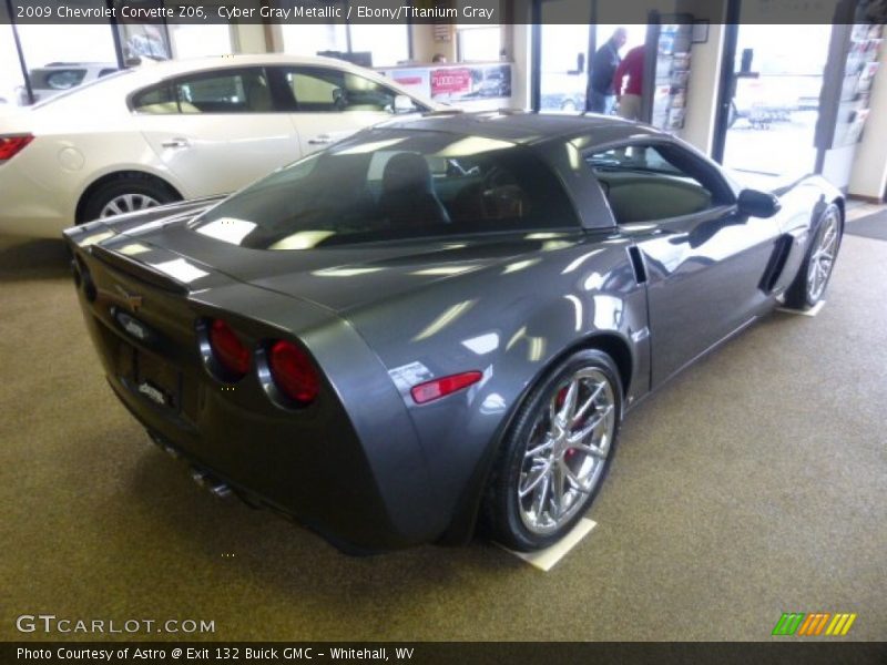 Cyber Gray Metallic / Ebony/Titanium Gray 2009 Chevrolet Corvette Z06