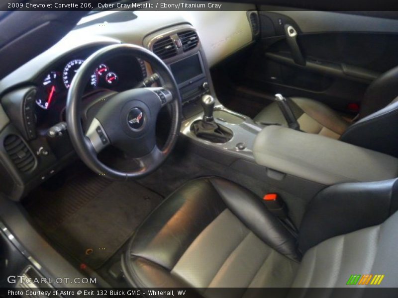 Ebony/Titanium Gray Interior - 2009 Corvette Z06 