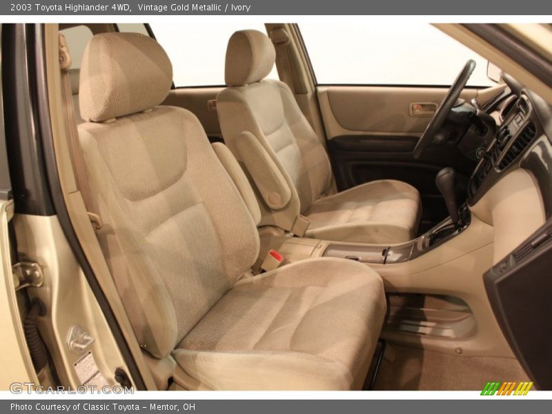 Vintage Gold Metallic / Ivory 2003 Toyota Highlander 4WD