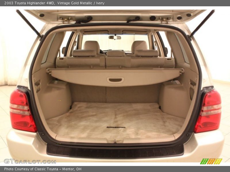 Vintage Gold Metallic / Ivory 2003 Toyota Highlander 4WD