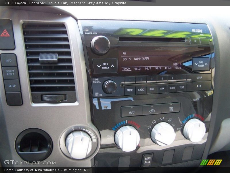 Magnetic Gray Metallic / Graphite 2012 Toyota Tundra SR5 Double Cab