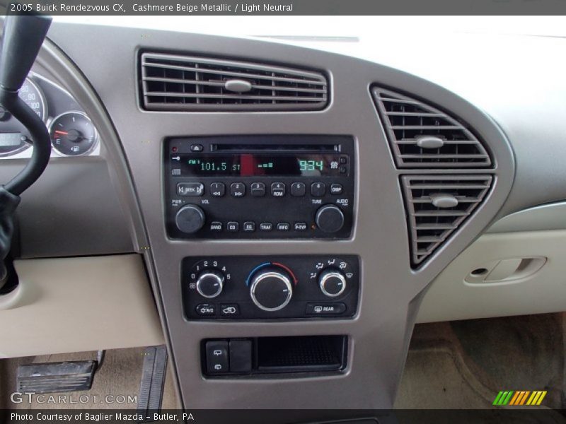 Cashmere Beige Metallic / Light Neutral 2005 Buick Rendezvous CX