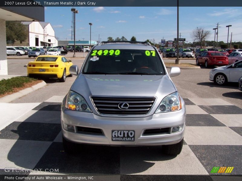 Titanium Metallic / Dark Gray 2007 Lexus GX 470