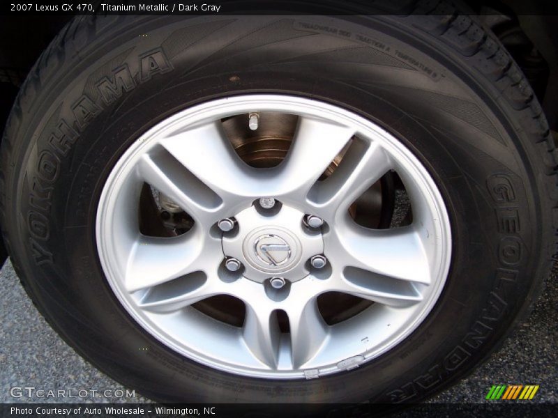 Titanium Metallic / Dark Gray 2007 Lexus GX 470