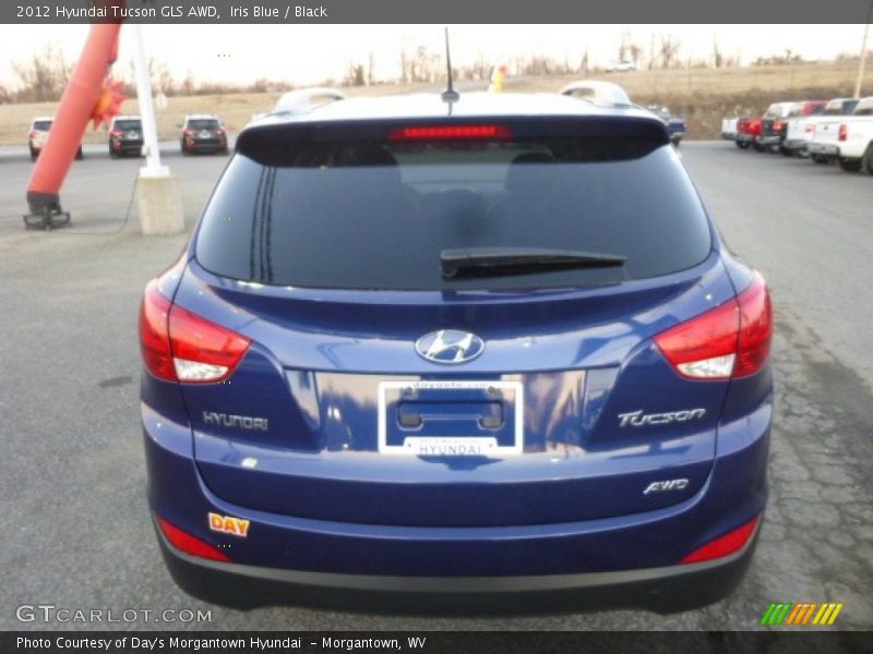 Iris Blue / Black 2012 Hyundai Tucson GLS AWD