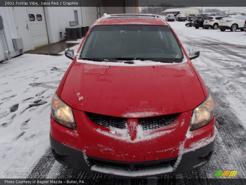 Salsa Red / Graphite 2003 Pontiac Vibe