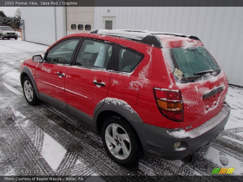 Salsa Red / Graphite 2003 Pontiac Vibe