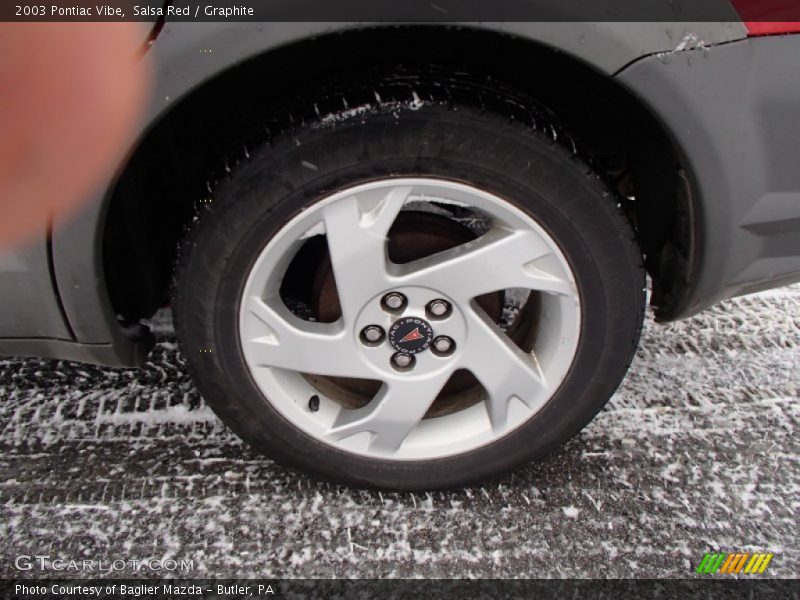 Salsa Red / Graphite 2003 Pontiac Vibe