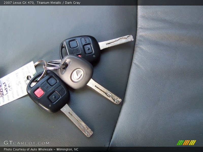 Titanium Metallic / Dark Gray 2007 Lexus GX 470
