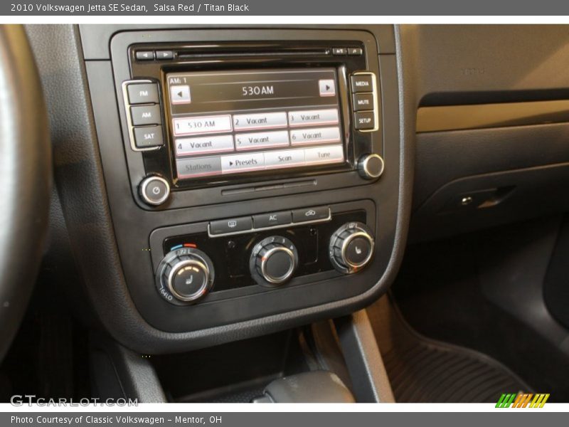 Salsa Red / Titan Black 2010 Volkswagen Jetta SE Sedan