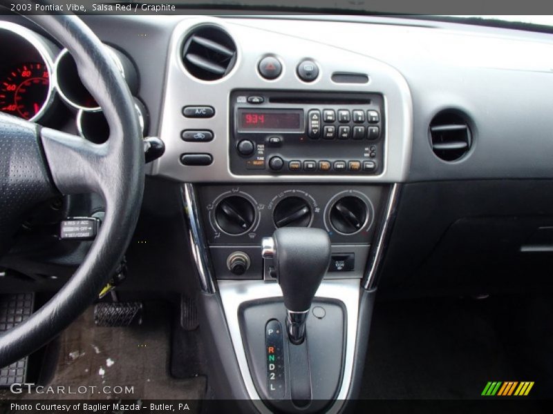 Controls of 2003 Vibe 