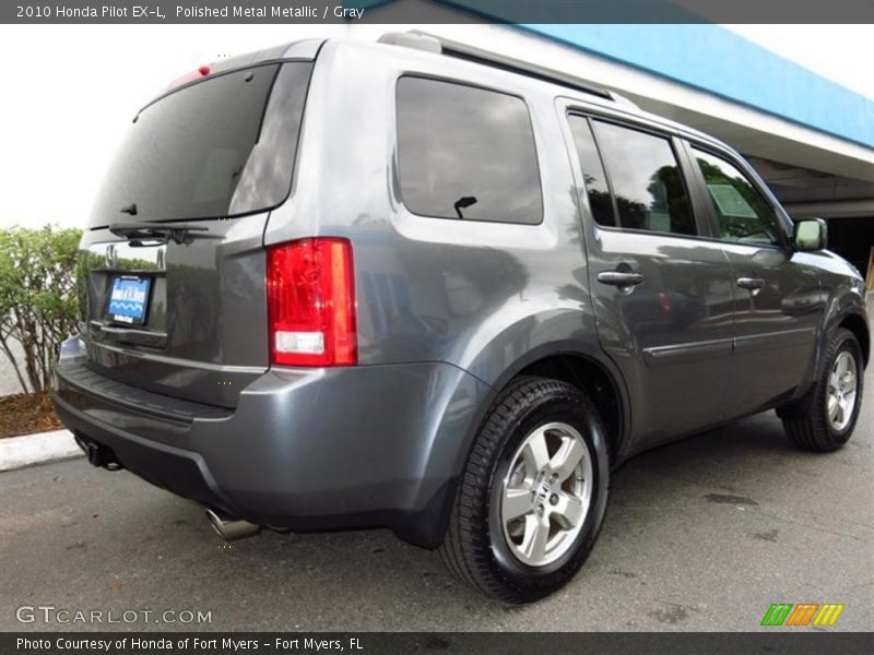 Polished Metal Metallic / Gray 2010 Honda Pilot EX-L