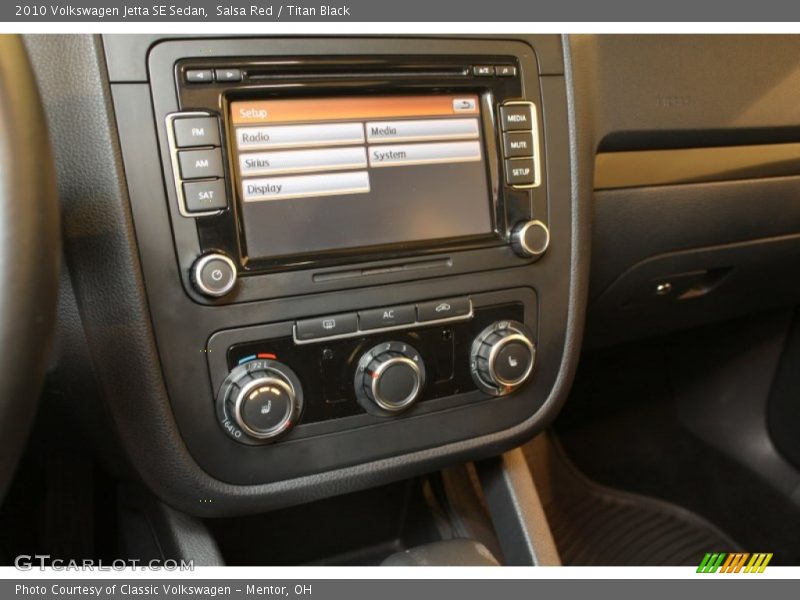 Salsa Red / Titan Black 2010 Volkswagen Jetta SE Sedan