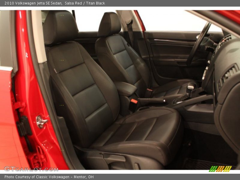 Salsa Red / Titan Black 2010 Volkswagen Jetta SE Sedan