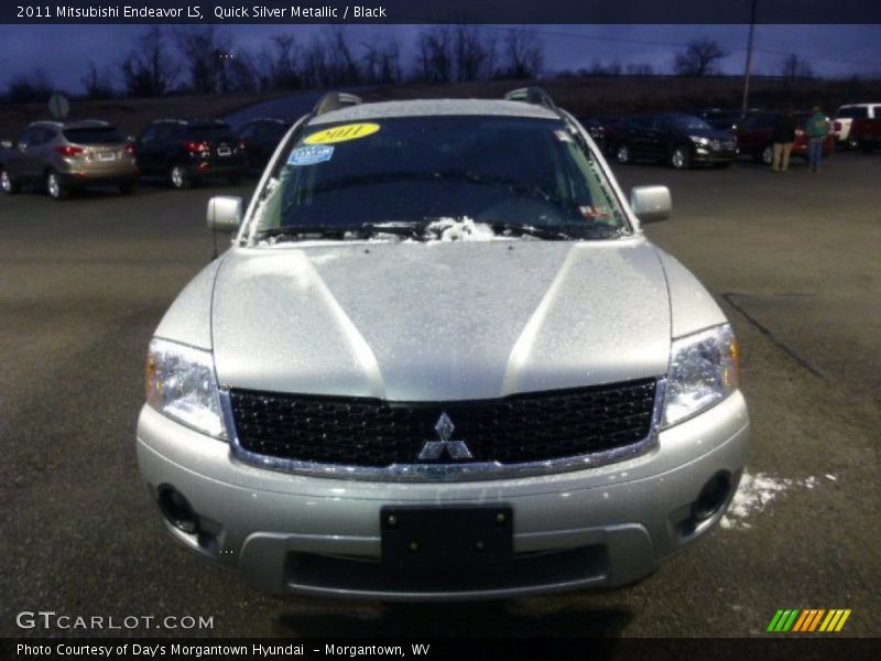 Quick Silver Metallic / Black 2011 Mitsubishi Endeavor LS