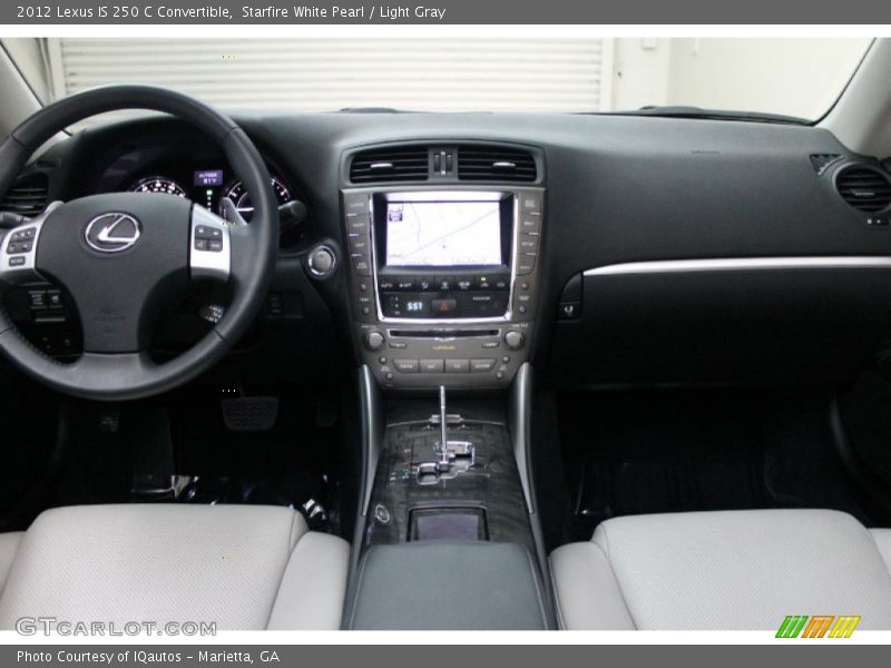 Dashboard of 2012 IS 250 C Convertible