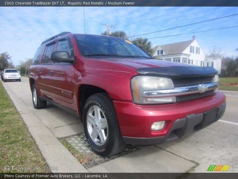 Majestic Red Metallic / Medium Pewter 2003 Chevrolet TrailBlazer EXT LT