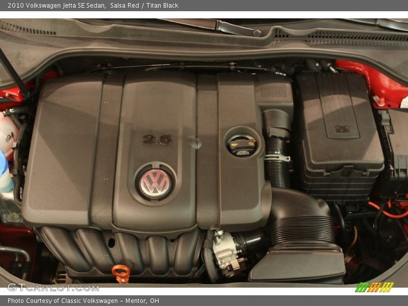  2010 Jetta SE Sedan Engine - 2.5 Liter DOHC 20-Valve 5 Cylinder
