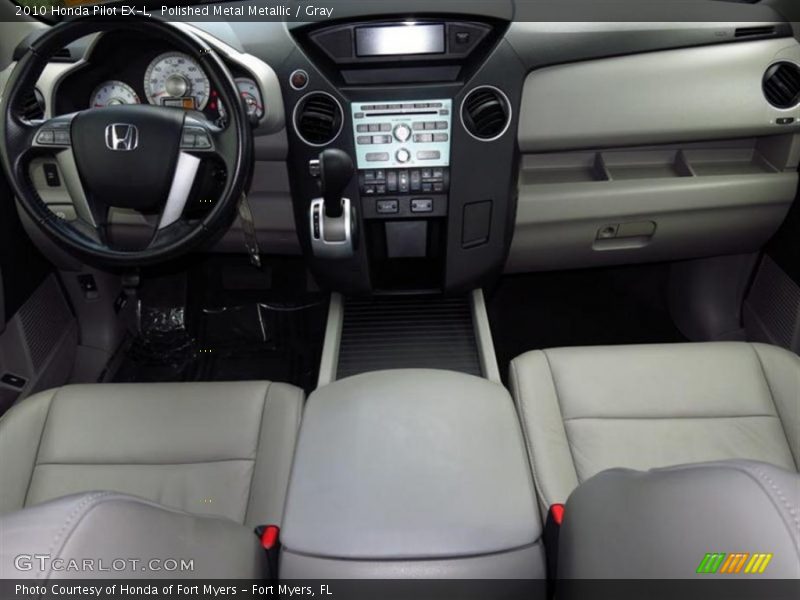 Polished Metal Metallic / Gray 2010 Honda Pilot EX-L