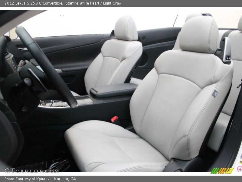  2012 IS 250 C Convertible Light Gray Interior