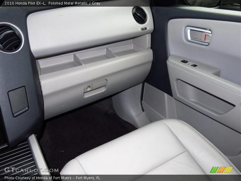 Polished Metal Metallic / Gray 2010 Honda Pilot EX-L