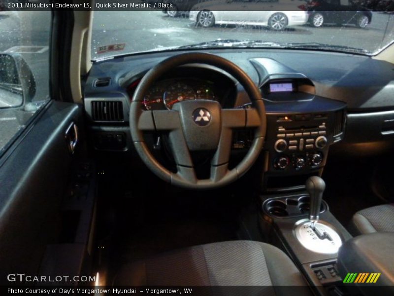 Quick Silver Metallic / Black 2011 Mitsubishi Endeavor LS
