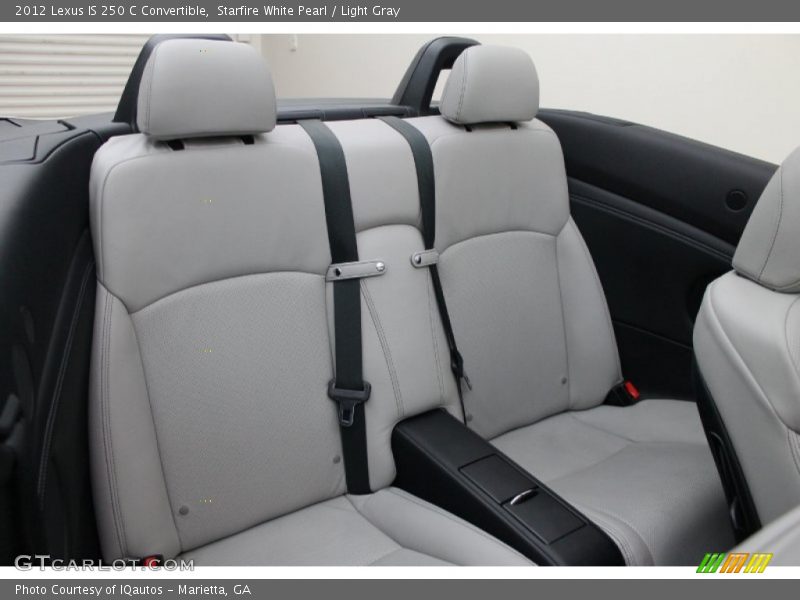 Rear Seat of 2012 IS 250 C Convertible