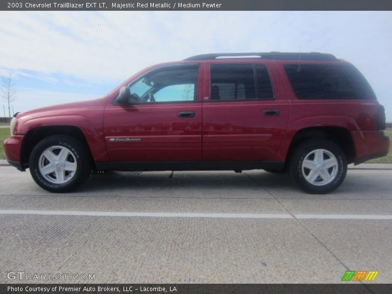 Majestic Red Metallic / Medium Pewter 2003 Chevrolet TrailBlazer EXT LT