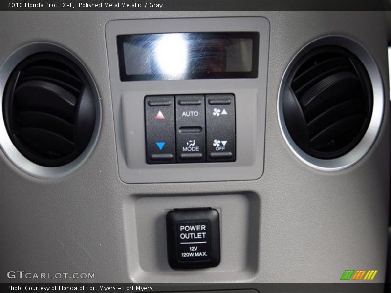 Polished Metal Metallic / Gray 2010 Honda Pilot EX-L