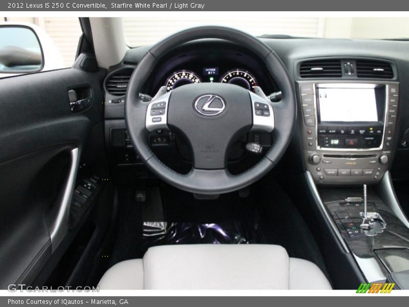 Dashboard of 2012 IS 250 C Convertible