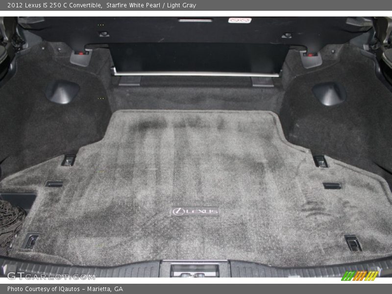  2012 IS 250 C Convertible Trunk