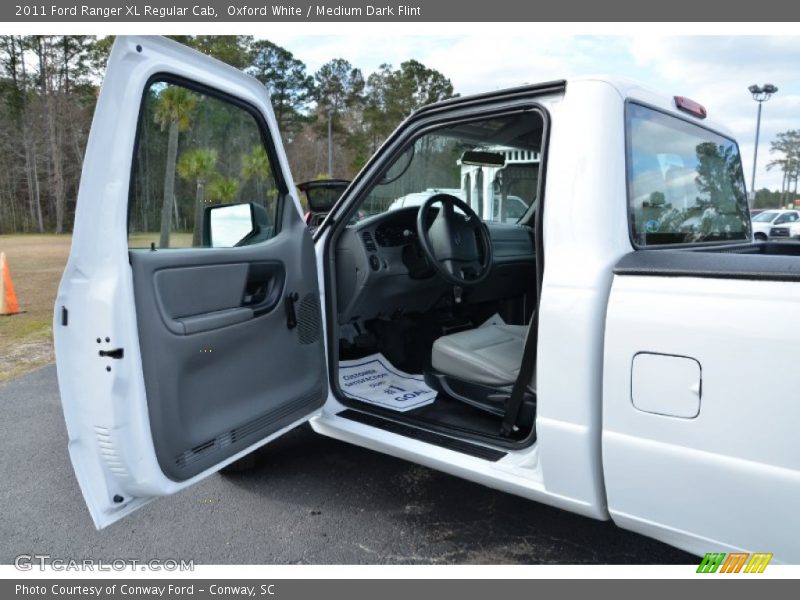 Oxford White / Medium Dark Flint 2011 Ford Ranger XL Regular Cab