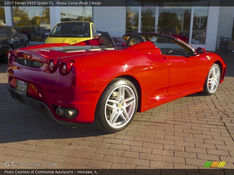 Rosso Corsa (Red) / Beige 2007 Ferrari F430 Spider F1