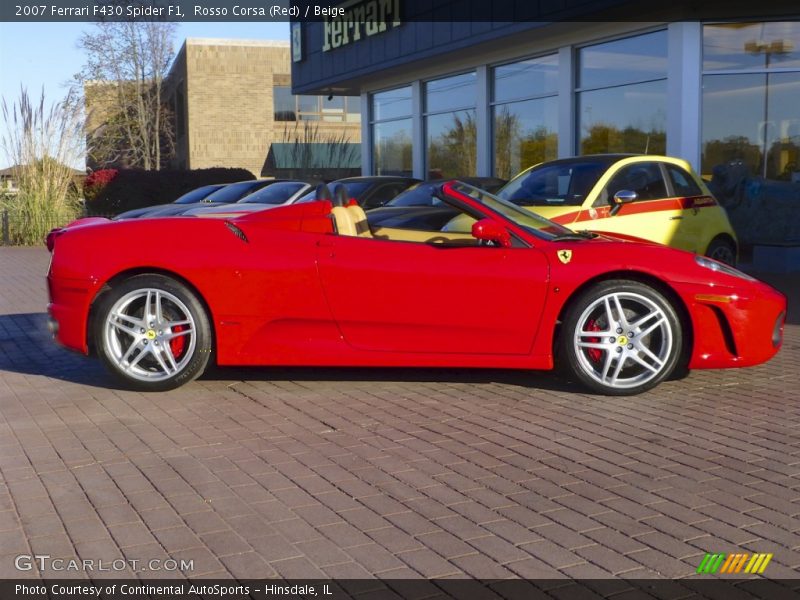 Rosso Corsa (Red) / Beige 2007 Ferrari F430 Spider F1