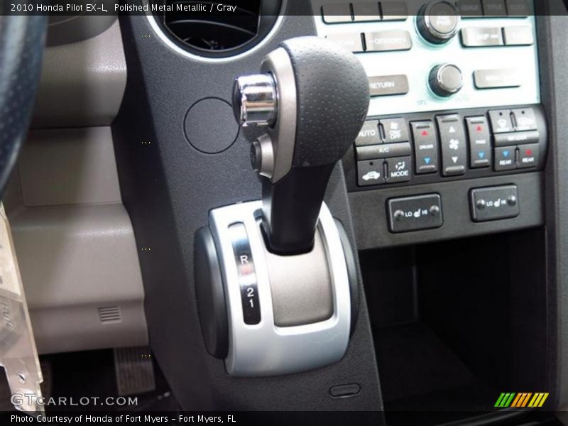Polished Metal Metallic / Gray 2010 Honda Pilot EX-L