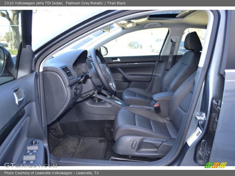 Platinum Grey Metallic / Titan Black 2010 Volkswagen Jetta TDI Sedan