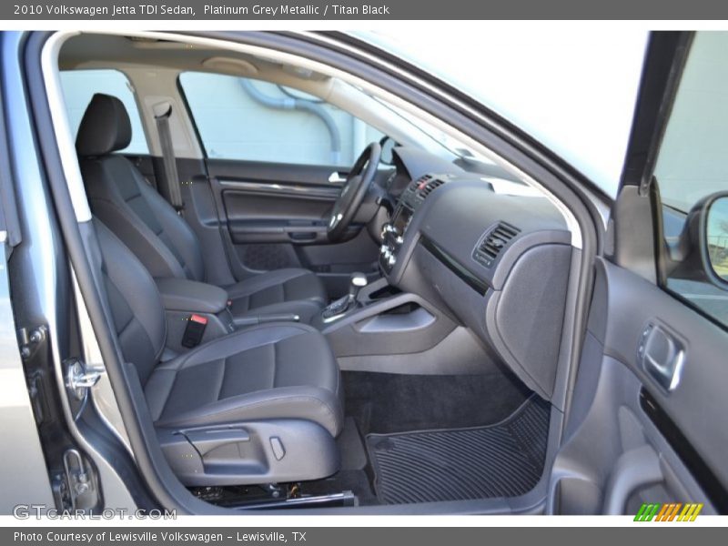 Platinum Grey Metallic / Titan Black 2010 Volkswagen Jetta TDI Sedan
