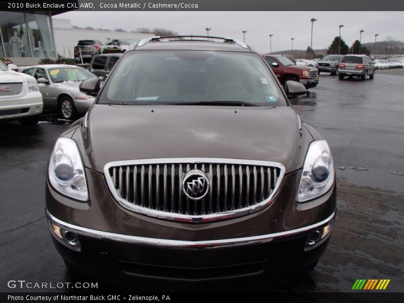 Cocoa Metallic / Cashmere/Cocoa 2010 Buick Enclave CXL AWD