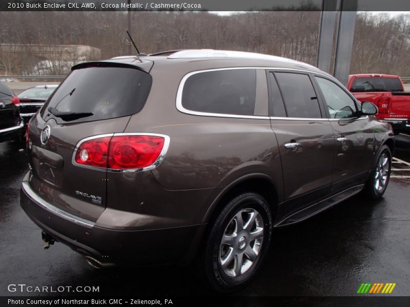 Cocoa Metallic / Cashmere/Cocoa 2010 Buick Enclave CXL AWD
