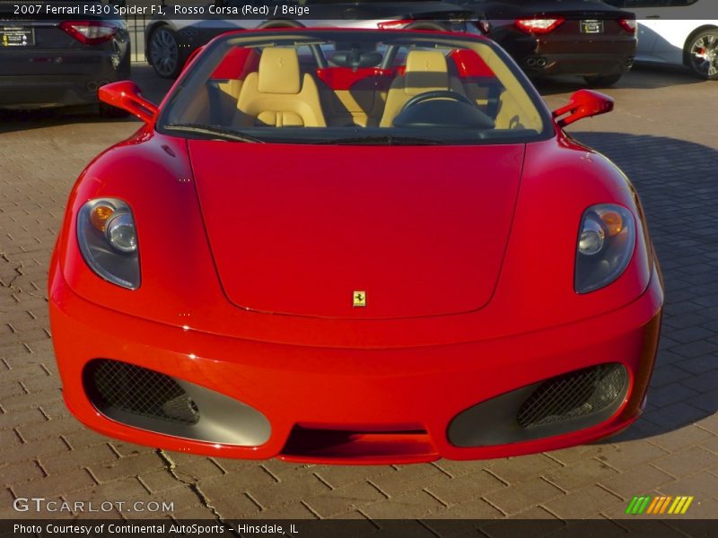 Rosso Corsa (Red) / Beige 2007 Ferrari F430 Spider F1