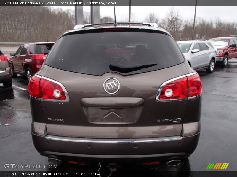 Cocoa Metallic / Cashmere/Cocoa 2010 Buick Enclave CXL AWD