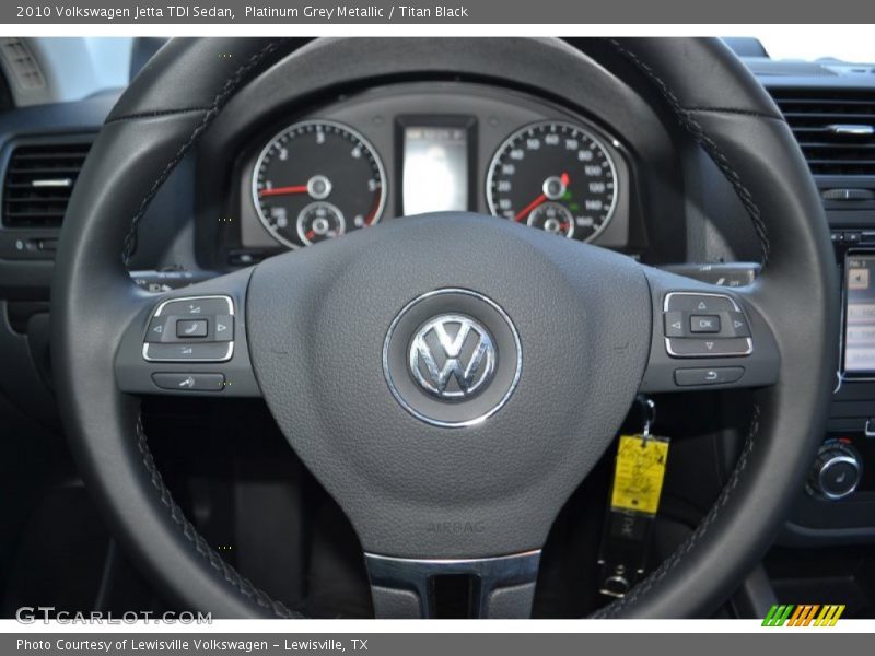 Platinum Grey Metallic / Titan Black 2010 Volkswagen Jetta TDI Sedan