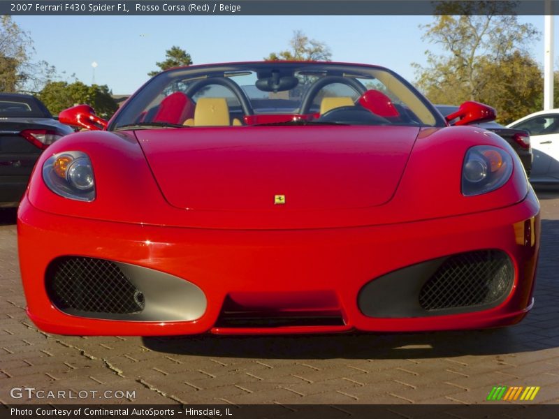 Rosso Corsa (Red) / Beige 2007 Ferrari F430 Spider F1