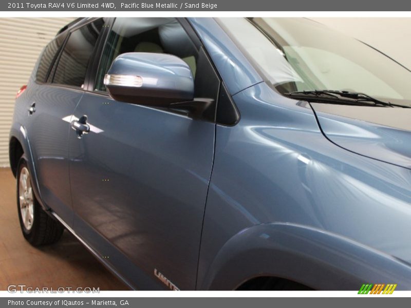 Pacific Blue Metallic / Sand Beige 2011 Toyota RAV4 V6 Limited 4WD