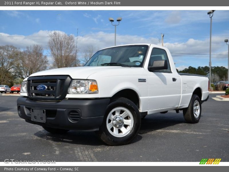 Front 3/4 View of 2011 Ranger XL Regular Cab