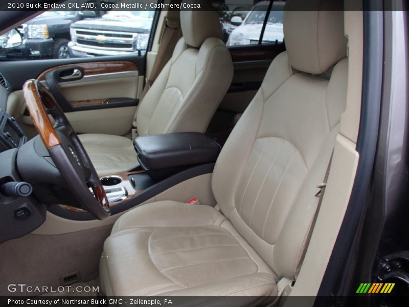 Front Seat of 2010 Enclave CXL AWD