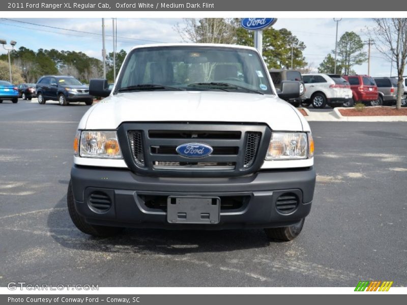 Oxford White / Medium Dark Flint 2011 Ford Ranger XL Regular Cab