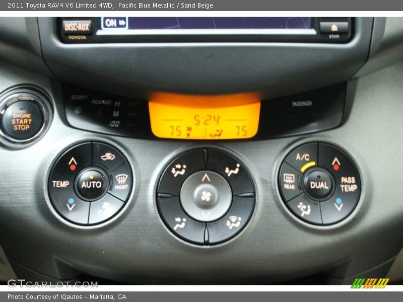 Controls of 2011 RAV4 V6 Limited 4WD